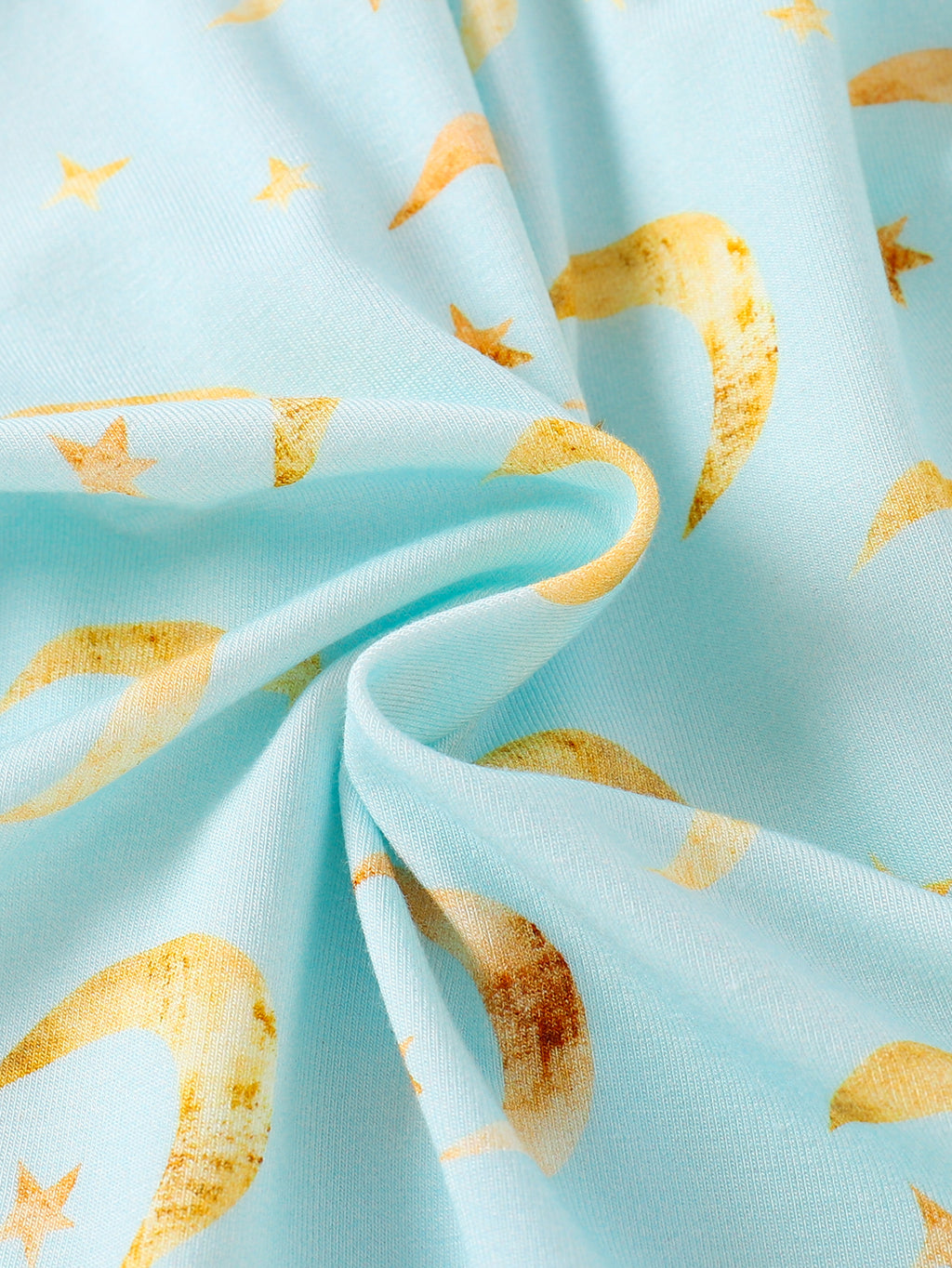 JUNBLEBABY-Ramadan Moon and Stars Baby Bamboo Convertible Zipper Romper Pajamas